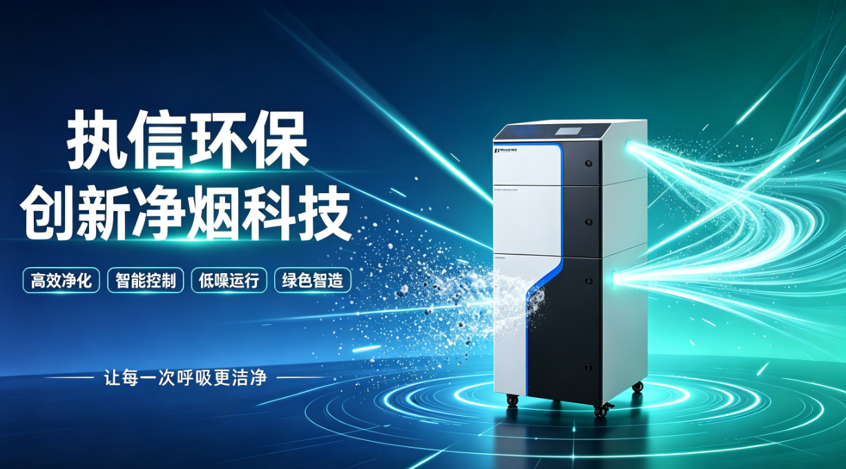 匠心自研凈煙黑科技，執信環保重塑激光打標潔凈生產新標桿